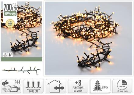 Kerstverlichting Microcluster 700 led warmwit