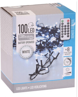 Kerstverlichting - op afstandsbediening - helder wit - buiten 100 lampjes - boomverlichting - Kerstverlichting kerstboom