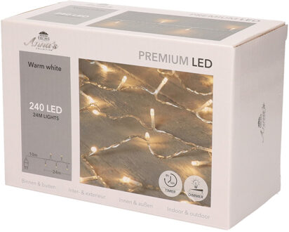 Kerstverlichting - warm wit - 2,4m - Kerstverlichting kerstboom