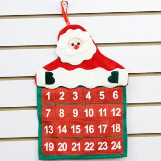Kerstversiering Kerstman Kalender Lobby Familie Hanger Decoraties Kerst Kalender Tuin Home Decor Voor Woonkamer