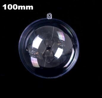 Kerstversiering Wedding Party Diy Holle Bal Kinderen Invulbare Transparante Bol Plastic Bal Kerst Goederen 10cm