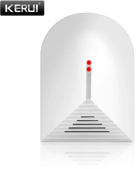 KERUI 433MHZ Wireless Sensitive Broken Glass Detector Glass Break Sensor Compatible With KERUI Home Security Alarm System