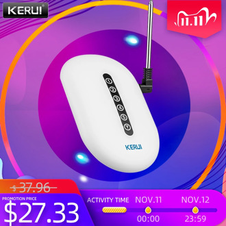 KERUI Home Alarm Security System Wireless Signal Transfer Signal Repeater Booster Extender Dual Antenna for G18 G19 W2 W18 5900G