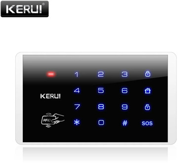 KERUI K16 433MHz Wireless RFID Touch Keyboard Keypad For G18 W18 W20 K52 PSTN GSM WIFI Home Security Alarm System