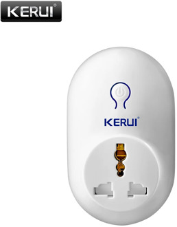 KERUI S71 Wireless Smart Socket Home Security Alarm System Remote Standard Smart Switch Socket 433MHz For KERUI Alarm System