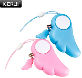 KERUI Self Defence Keychain Alarm Personal Protection Women Security Rape Alarm 90dB Loud Self Defense Supplies Emergency Alarm