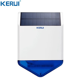KERUI SJ1 Outdoor Wireless Solar Solar siren for GSM Alarm System Security Strobe Flash Siren Waterproof anti-tamper