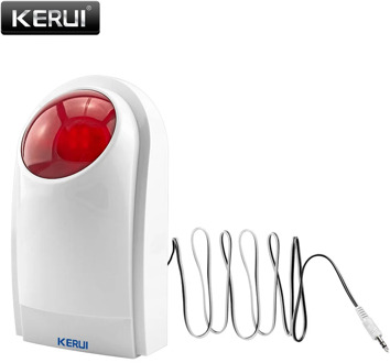 KERUI Wired Siren Outdoor Strobe Flash Siren Smart Home Alarm For Wireless Alarm System Security