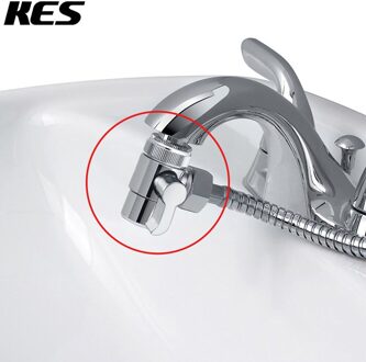 KES MESSING Omstelling voor Keuken of Badkamer Wastafel Kraan Vervanging Deel M22 X M24, gepolijst Chroom, PV10