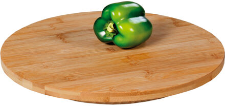 Kesper Draaibare serveerplank - 35 cm - bamboe hout - 35 cm - borrelplank