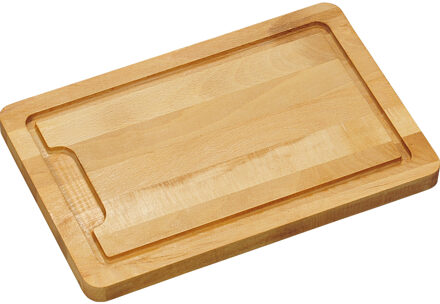 Kesper Fagus beukenhouten snijplank - 21 x 32 x 2 cm - Keuken - Dikke snijplanken van hout