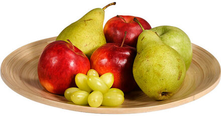 Kesper Fruitschaal - bamboe - 32 cm - serveerschaal - rond - hout