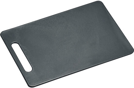 Kesper Keuken snijplank van kunststof - grijs - 20 x 29 cm