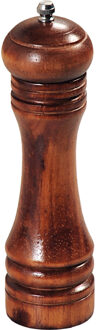Kesper Peper- en zoutmolen - donkerbruin - 22 cm - beukenhout - molen - zoutmolen - pepermolen