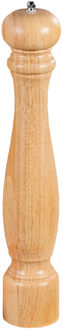 Kesper Pepermaler/zoutmaler molen 40 cm van hout - Peper en zoutstel Bruin