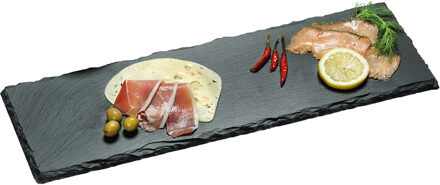 Kesper Serveerplank - leisteen - 18 x 56 cm - Hapjes en voedsel serveerplanken