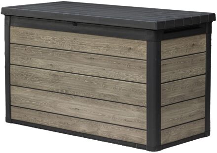 Keter Kussenbox Signature Ashwood - Houtlook - Bruin - 757l - 151,7x72,5x90cm