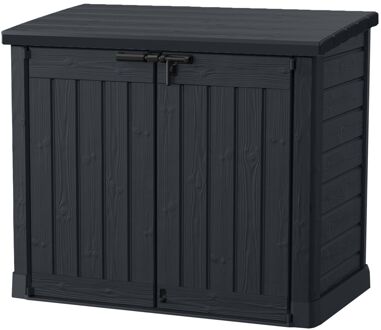 Keter Kussenbox Store-it-out Max - Houtlook - Grijs - 1200l - 145,5x82x125cm