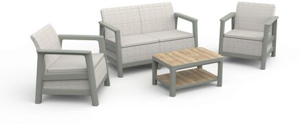 Keter Loungeset Scandi - Kunststof - 3-delig