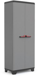 Keter Stilo Opbergkast hoog - Utility - 3 planken Grijs