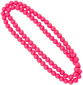 Ketting - 100 Cm - Neon Roze