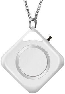 Ketting Luchtreiniger, Draagbare Hals Gemonteerde Draagbare Auto Zuurstof Bar Huishoudelijke Negatieve Ionen Luchtreiniger wit