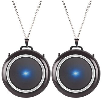 Ketting Luchtreiniger, Opknoping Hals Draagbare Auto Zuurstof Bar Negatieve Ionen Luchtreiniger (2 Pack)