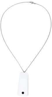 Ketting Luchtreiniger Thuis Mini Usb Draagbare Wearable Ketting Negatieve Ionen Generator Usb Personal Air Cleaner wit
