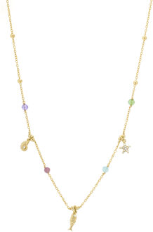 Ketting Luxenter Kaiquia Sterling Zilver 925 Veelkleurig - One Size