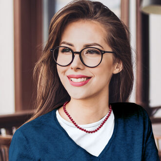 Ketting van Echte Gecultiveerde Zoetwaterparels en Ronde 6-7 mm Kersenrood - One Size