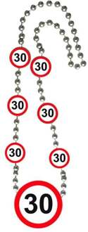 Ketting Verkeersbord 30 Multikleur