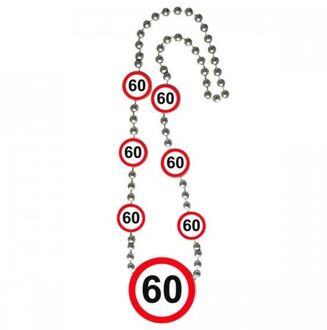 Ketting Verkeersbord 60 Multikleur