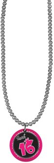 Ketting Zilver Sweet 16 Button Multikleur - Print