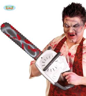 Kettingzaag met Bloed Multikleur - Print