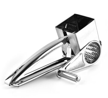 Keuken 1Pc Kaas Raspen Hand Aangezwengeld Kaasrasp Rotary Gember Chocolade Cutter Met Rvs Drum