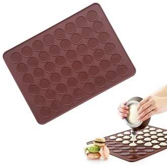 Keuken 48 Gat Cakevorm Siliconen Bakken Mat Grote Dubbelzijdig Makaron Dessert Diy Mold Vel 2017ing Voor Dr