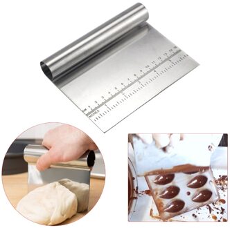 Keuken Accessoires 1 stks Rvs Bakken Gebak Spatels Deegschraper Cutter keuken spatel Cake Decoratie Gereedschappen