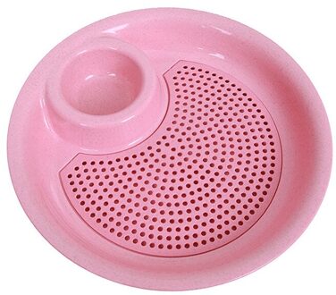 Keuken Accessoires Gereedschap Dubbele Laag Doorlatende Azijn Schotel Knoedel Diner Plaat Keuken Gadgets Producten Voor Keuken Gerechten. roze