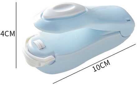 Keuken Accessoires Gereedschap Mini Draagbare Voedsel Clip Warmte Sluitmachine Sealer Thuis Snack Bag Sealer Keukengerei Gadget Item blauw