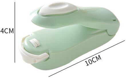 Keuken Accessoires Gereedschap Mini Draagbare Voedsel Clip Warmte Sluitmachine Sealer Thuis Snack Bag Sealer Keukengerei Gadget Item groen