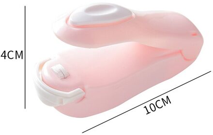 Keuken Accessoires Gereedschap Mini Draagbare Voedsel Clip Warmte Sluitmachine Sealer Thuis Snack Bag Sealer Keukengerei Gadget Item roze