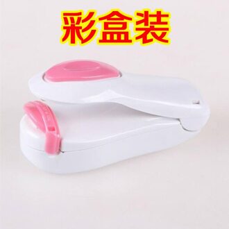 Keuken Accessoires Gereedschap Mini Draagbare Voedsel Clip Warmte Sluitmachine Sealer Thuis Snack Bag Sealer Keukengerei Gadget Item wit