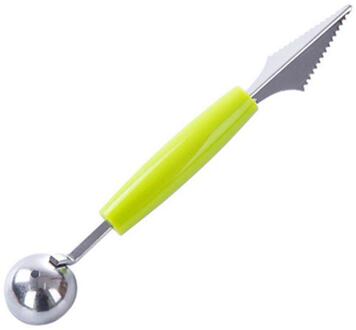 Keuken Accessoires Koken Schoppen 2 In 1 Lange Handvat Meloen Scoop Plastic Lepel Vergiet Soep Groente Zeef Keuken Gereedschap