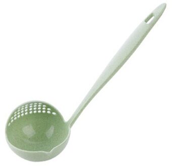 Keuken Accessoires Koken Schoppen Lange Handvat Meloen Scoop Plastic Lepel Vergiet Soep Groente Zeef Keuken Gadget Licht Geel