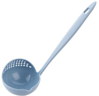Keuken Accessoires Koken Schoppen Lange Handvat Meloen Scoop Plastic Lepel Vergiet Soep Groente Zeef Keuken Gadget Licht Groen