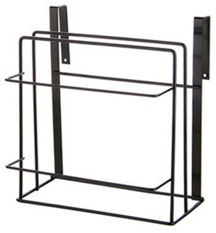 Keuken Accessoires Organisator Muur Opknoping Snijplank Smeedijzeren Handdoekenrek Creatieve Opslag Afwerking Rack XNC zwart