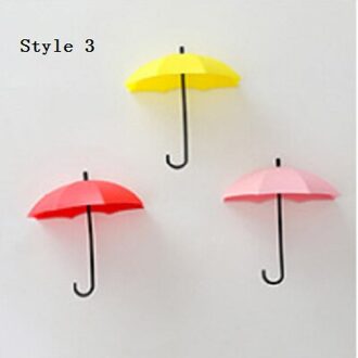 Keuken Accessoires Paraplu Vormige Sleutel Hanger Rack Home Decor Houder Muur Haken Voor Keuken Badkamer Gadgets Sleutelhouder Muur stijl 3
