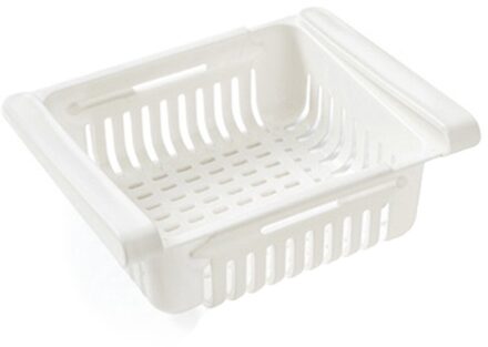 Keuken Accessoires Pull-Out Koelkast Opbergdoos Organisatoren Keuken Houder Voedsel Organizer Badkamer Accessoires Organizer wit