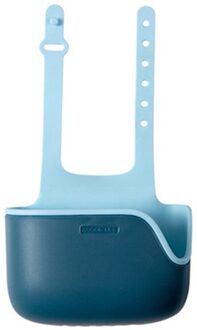 Keuken Accessorie Gebruiksvoorwerpen Verstelbare Badkamer Houder Sink Zeep Spons Afvoer Rack Siliconen Opslag Mand Tas Keuken Gadgets Blauw