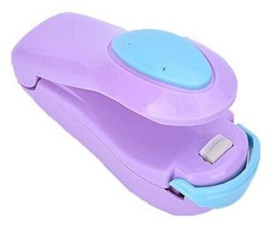 Keuken Accessoriestools Mini Draagbare Voedsel Clip Warmte Sluitmachine Sealer Thuis Snack Bag Sealer Keukengerei Gadget Item paars